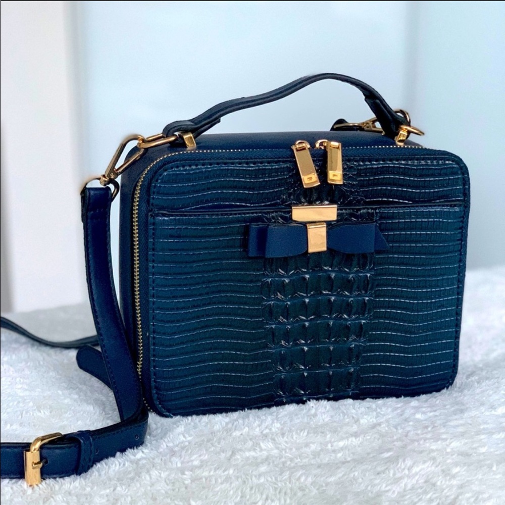 Blue handbag